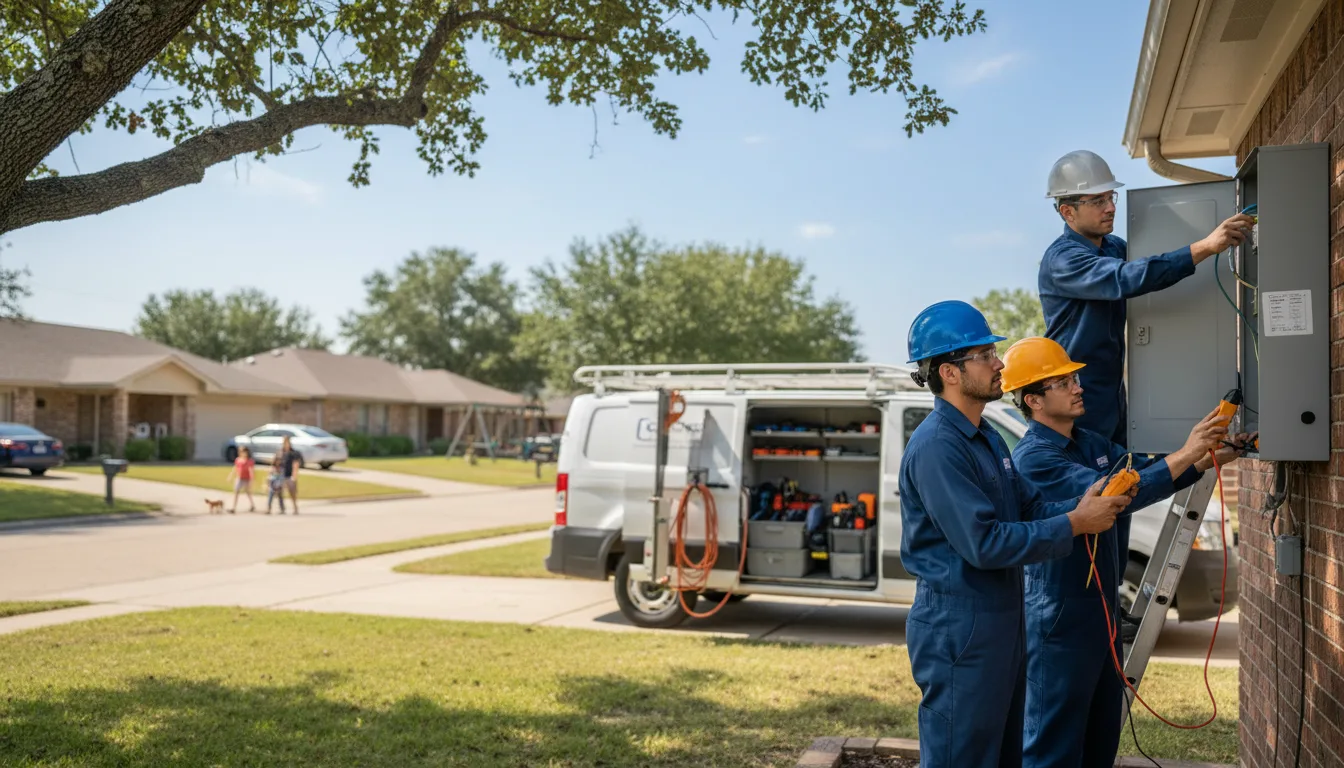 Certified electrician providing emergency electrical services in Truesdale, MO